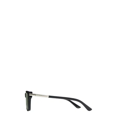 Alexander Mcqueen Men's T-bar Icon Square Sunglasses In Black/grey