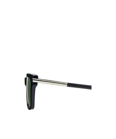 Alexander Mcqueen Men's T-bar Icon Square Sunglasses In Black/grey