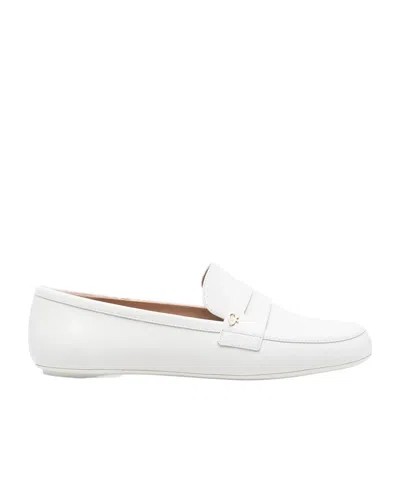 Gianvito Rossi Leather Loafers In Multi