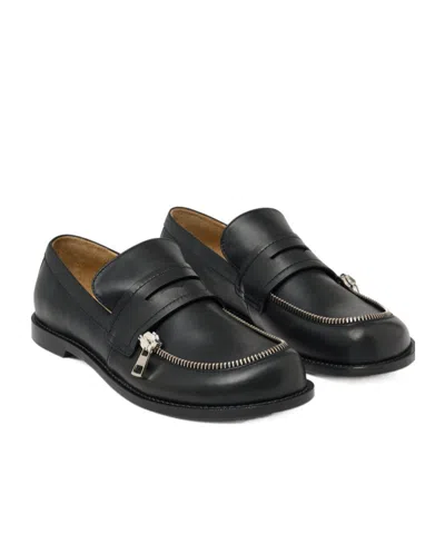 Jw Anderson Biker Loafer In Black