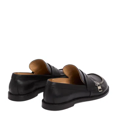 Jw Anderson J. W. Anderson Biker Moccasin In Black
