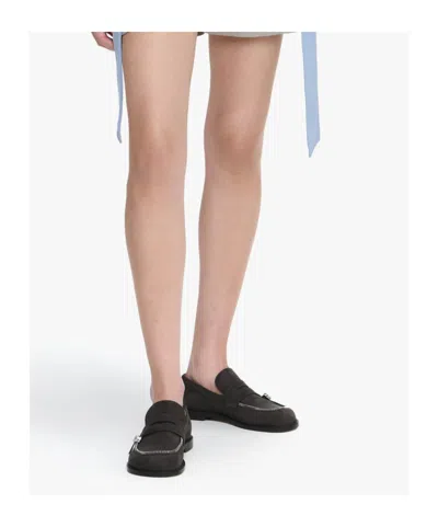 Jw Anderson Biker Loafer In Black