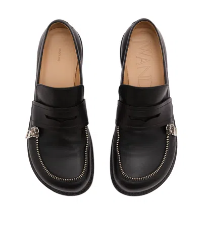 Jw Anderson Biker Loafer In Black
