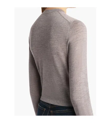 Khaite Brieta Cardigan In Gray