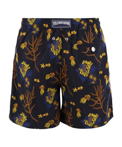 Vilebrequin Mistral - Patterned Swimming Shorts In Blue