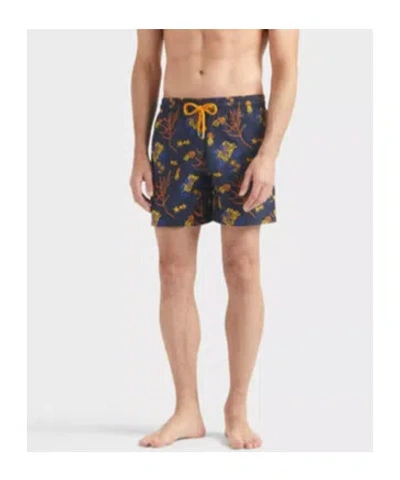 Vilebrequin Mistral - Patterned Swimming Shorts In Blue