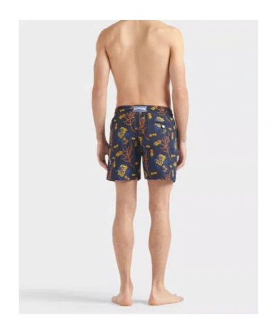 Vilebrequin Mistral - Patterned Swimming Shorts In Blue