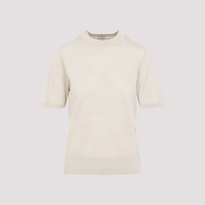 Burberry Natural Crewneck Solid T-shirt