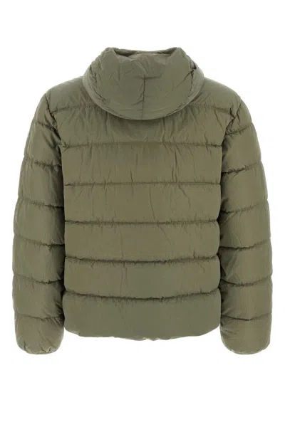 C.p. Company C.p.company Sage Green Nylon Down Jacket In Green