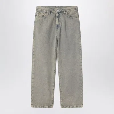 Carhartt Landon Loose Tapered Cotton Pants In Gray