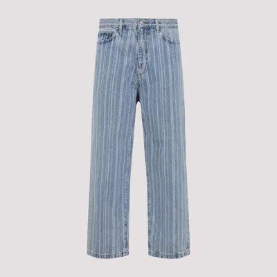 Carhartt Rylan Loose Tapered Cotton Jeans In Blue
