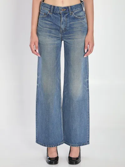 Celine Women Denim Cotton Jeans