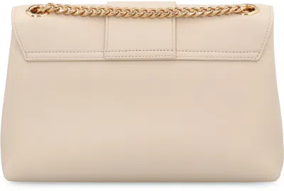Celine Victoire  Media Leather Crossbody Bag