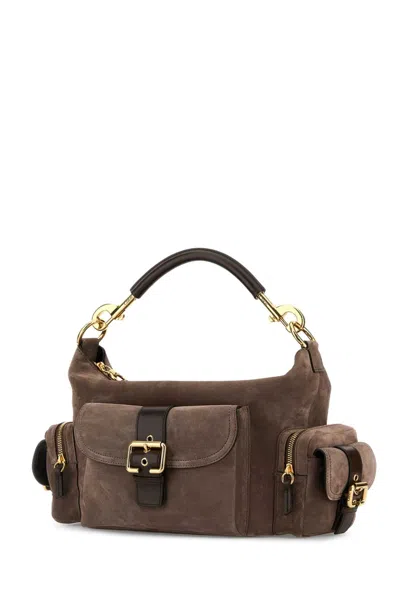 Chloé Mud Suede Medium Camera Bag Handbag
