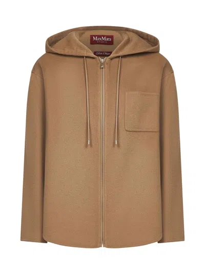 Max Mara Camel Drap Double Cloth Mina Short Jacket