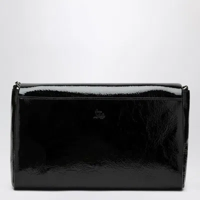 Christian Louboutin Loubi54 Black Patent Leather Clutch Bag Women In Black