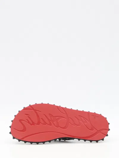 Christian Louboutin Super Loubi Flip Flops In Black