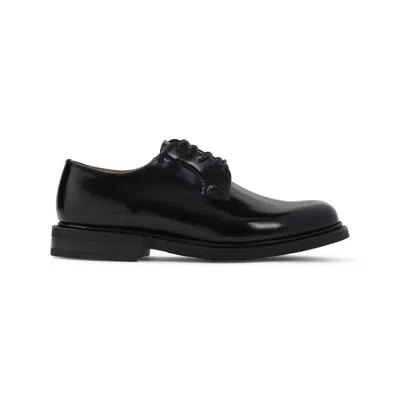 Church's Black Leather Lace Up Shoes