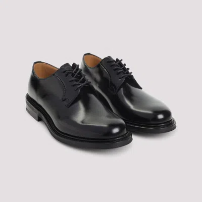 Church's Black Leather Lace Up Shoes