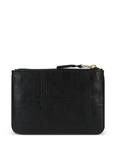 Comme Des Garçons "embossed Logotype" Pouch Accessories