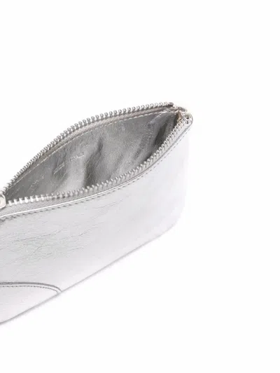 Comme Des Garçons Wallet "gold And Silver" Pouch