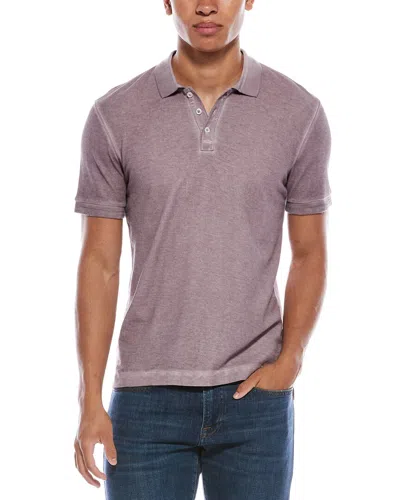 Atm Anthony Thomas Melillo Pique With Chroma Wash Short Sleeve Polo