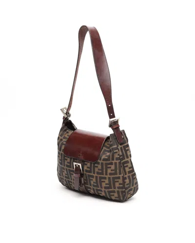 Fendi Zucca Shoulder Bag In Multi