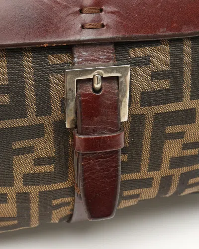 Fendi Zucca Shoulder Bag In Multi