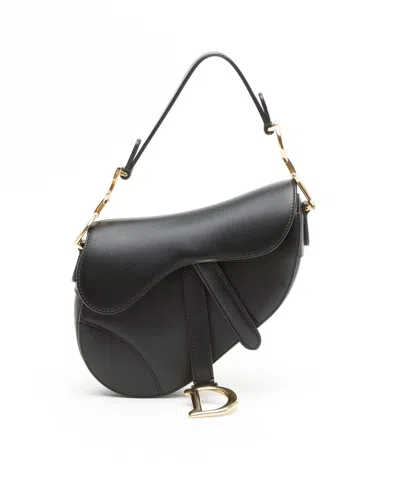 Dior Black Saddle Shoulder Bag In Black