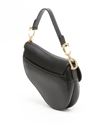 Dior Black Saddle Shoulder Bag In Black