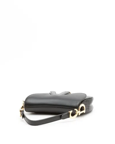 Dior Black Saddle Shoulder Bag In Black