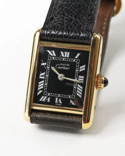 Cartier Tank Vermeil 21mm Manual Watch