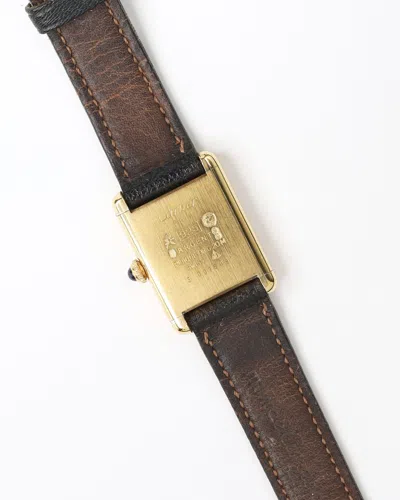 Cartier Tank Vermeil 21mm Manual Watch