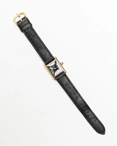 Cartier Tank Vermeil 21mm Manual Watch