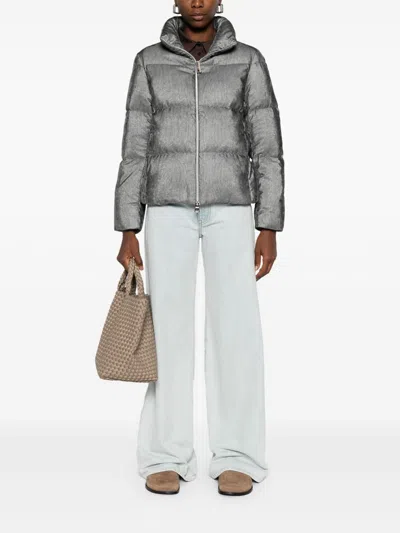 Herno Women Velvet Short Down Jacket
