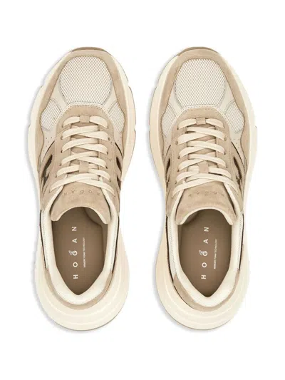 Hogan Hi-fi Suede And Mesh Sneakers