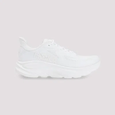 Hoka M Bondi 9 Synthetic Fabric Sneakers In White