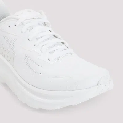 Hoka M Bondi 9 Synthetic Fabric Sneakers In White