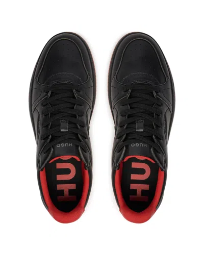 Hugo Boss Hadrian Tennis Sneakers In Black