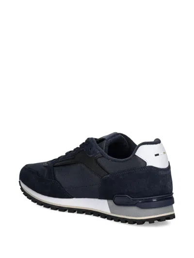 Hugo Boss Parkour Suede-panelled Sneakers In Multi