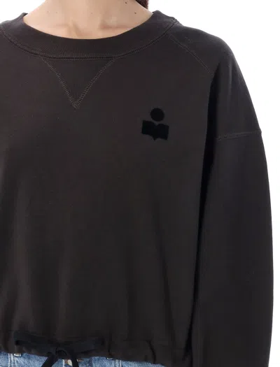 Isabel Marant Étoile Isabel Marant Etoile Margo Cropped Hoodie In Black