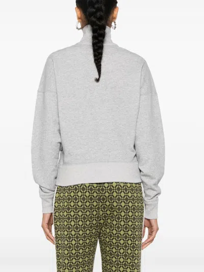 Isabel Marant Étoile Isabel Marant Etoile Ross Half Zip Sweatshirt In Gray