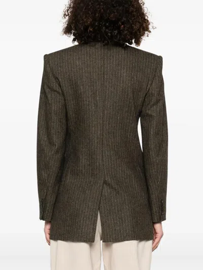 Isabel Marant Long Sleeve Blazer In Gray