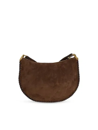 Isabel Marant Olive Green Suede Oskan Shoulder Bag