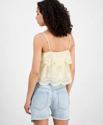 And Now This Women's Lace Cotton Tiered Camisole, Exclusively At Macy's