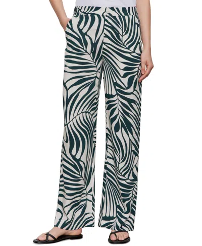Sanctuary Print Wide Leg Trousers In Multi