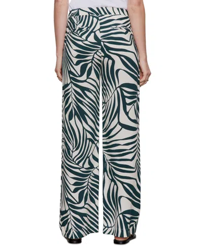 Sanctuary Print Wide Leg Trousers In Multi
