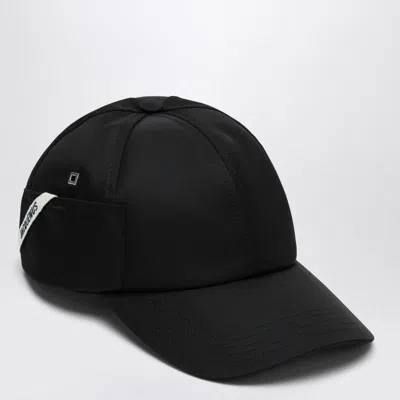 Jacquemus Ovalie Baseball Cap In Black