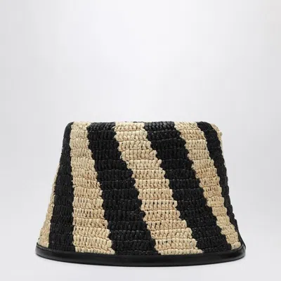 Jacquemus 'soli' Bucket Hat Contrast Trim In Multi
