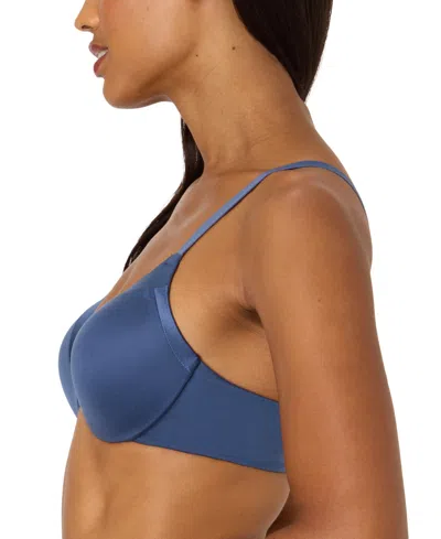 Maidenform Comfort Devotion Extra Coverage Shaping Underwire Bra 9436 In Blue